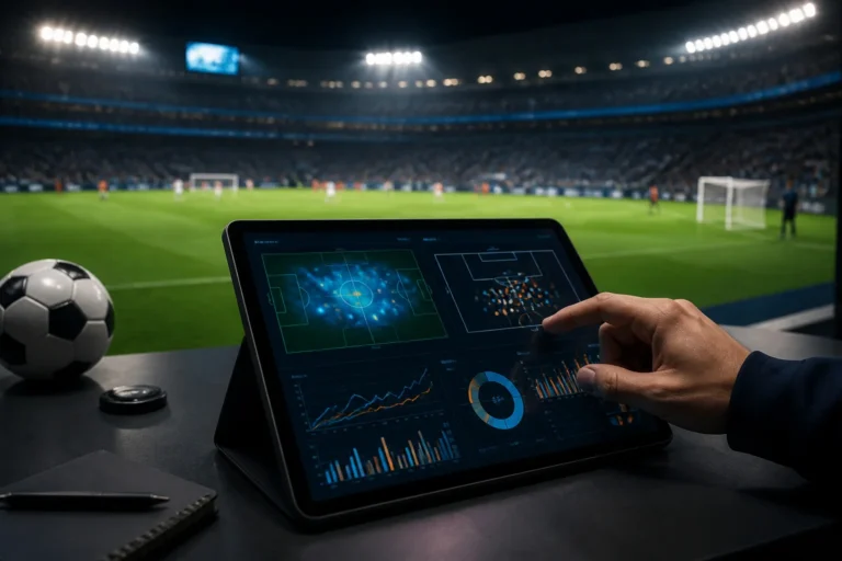 Analyse xg football sur tablette