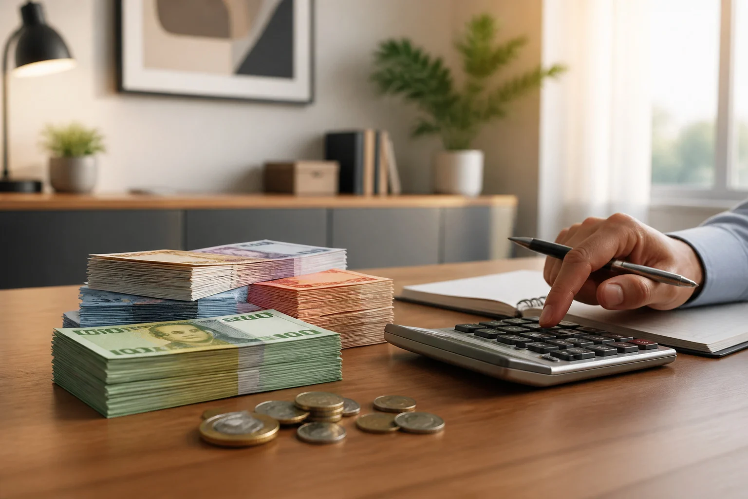 Calcul financier et piles dargent