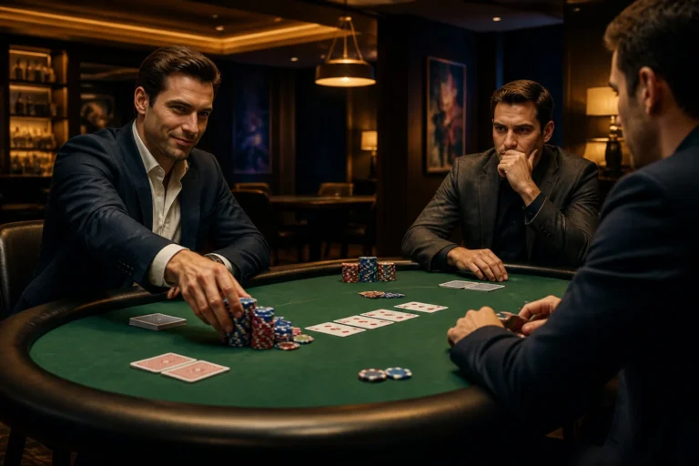 Bluff au poker tension et strategie
