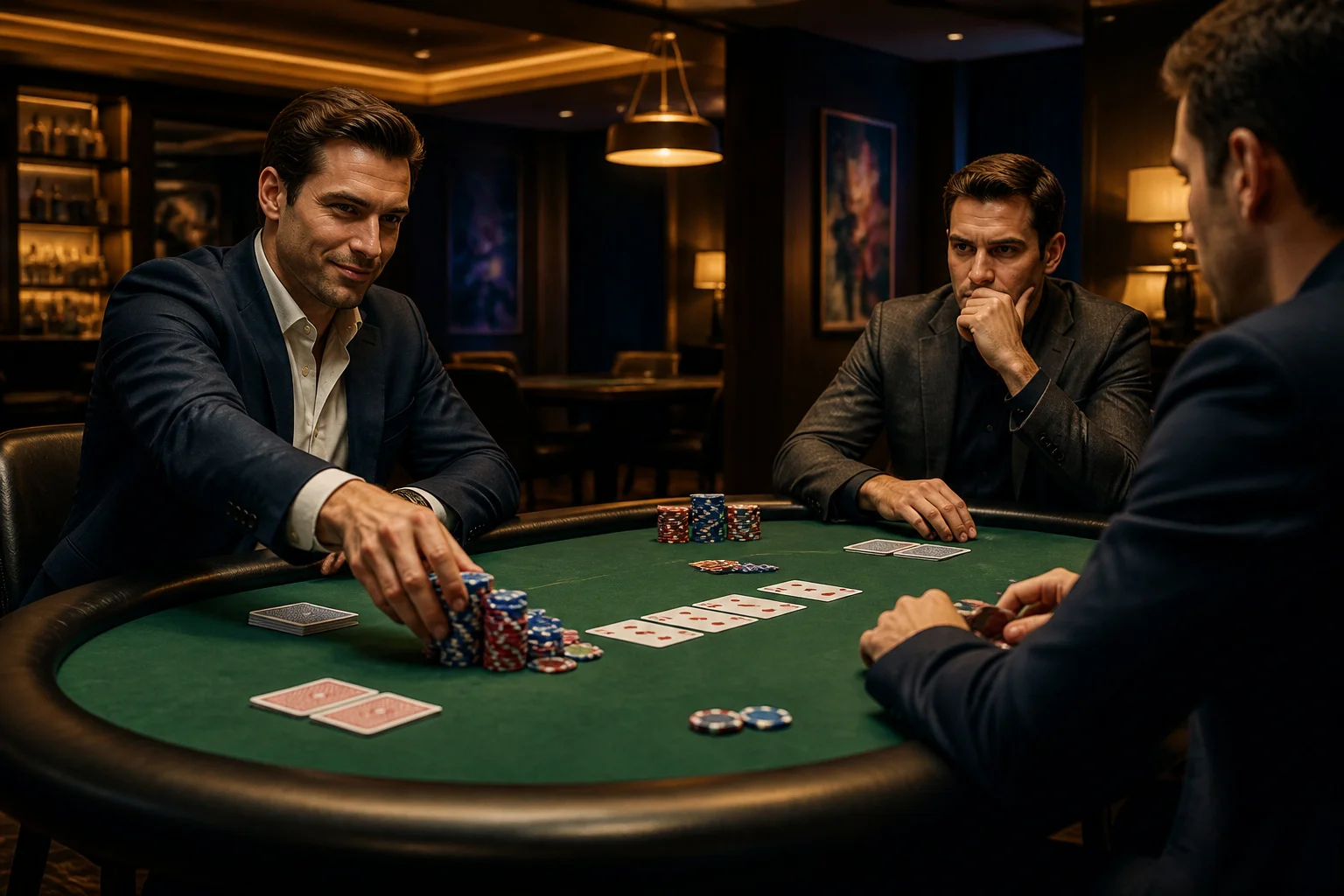 Bluff au poker tension et strategie