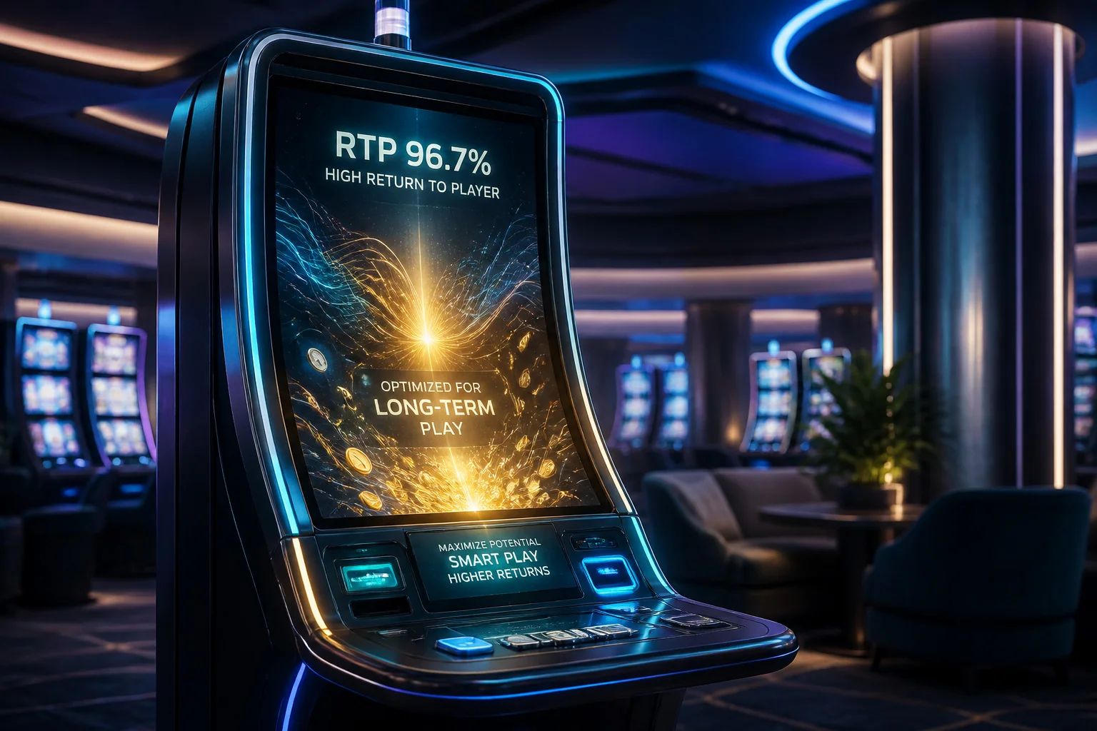Machine a sous futuriste a haut rtp
