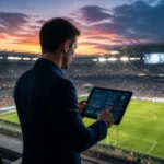 Analyse tactique de football au stade