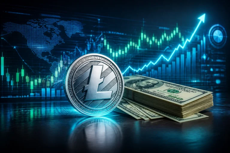 Litecoin et dollars croissance financiere