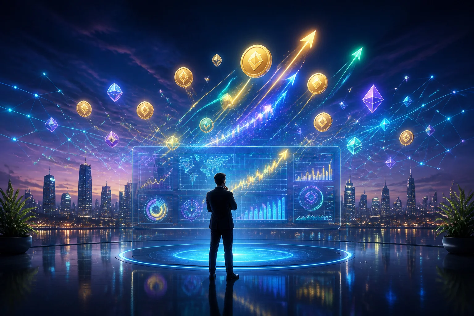 Ascension des cryptomonnaies et analyse de donnees