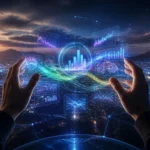 Interface holographique de donnees financieres