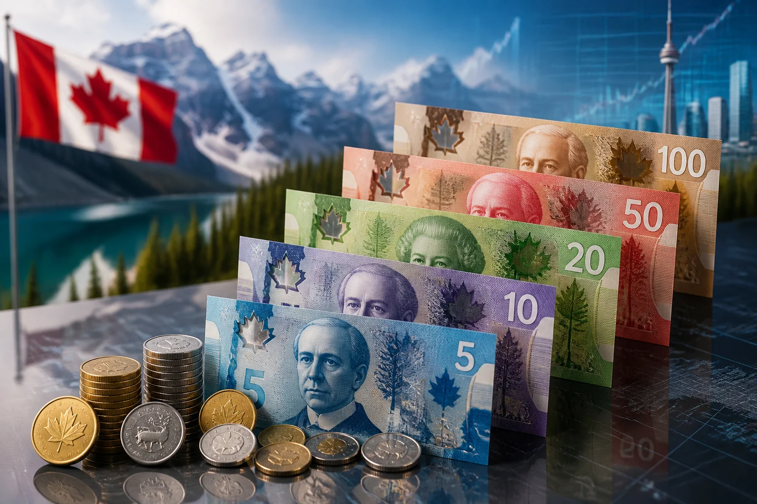 Monnaie canadienne beaute et prosperite