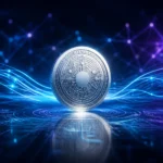 Piece de monnaie numerique futuriste