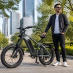 Velo electrique moderne en milieu urbain