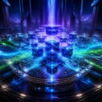 Reseau blockchain ia lumineux