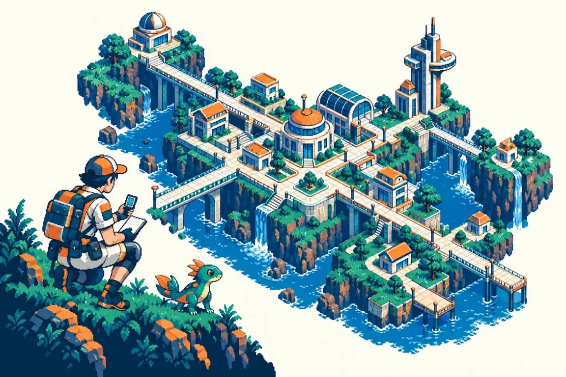 Coromon et l’exploration de Velua dans un univers pixel art rétro